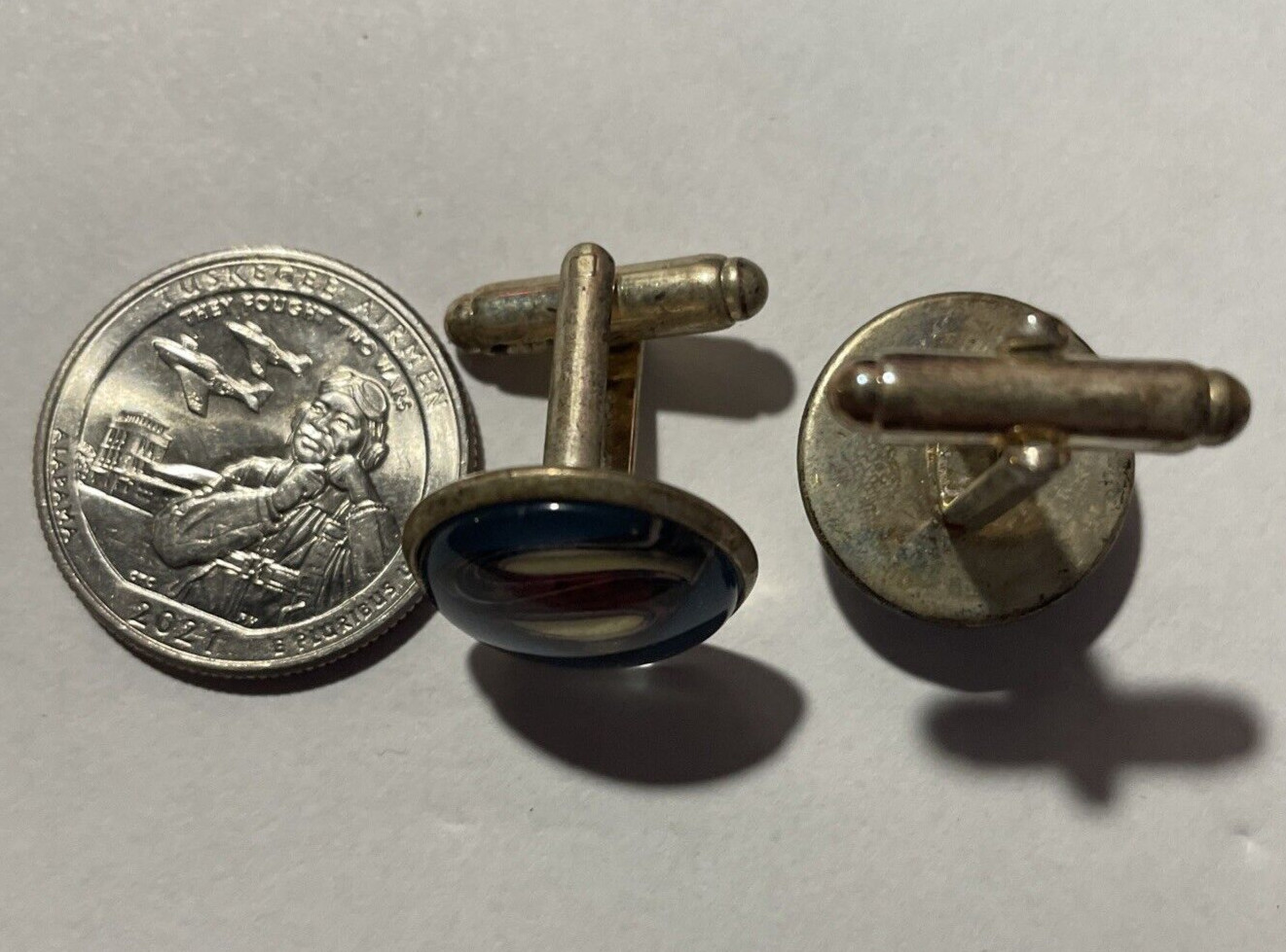 Superman Button Cover Cufflinks - image 2