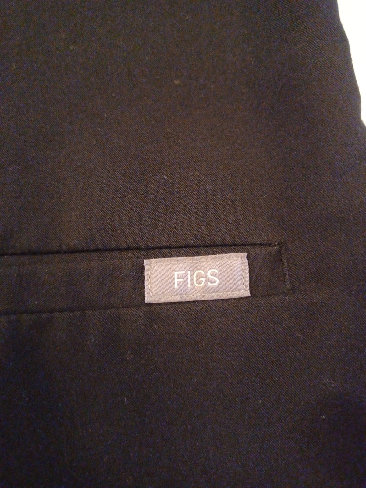 FIGS Technical Women's Medium Solid Black Scrub T… - image 6