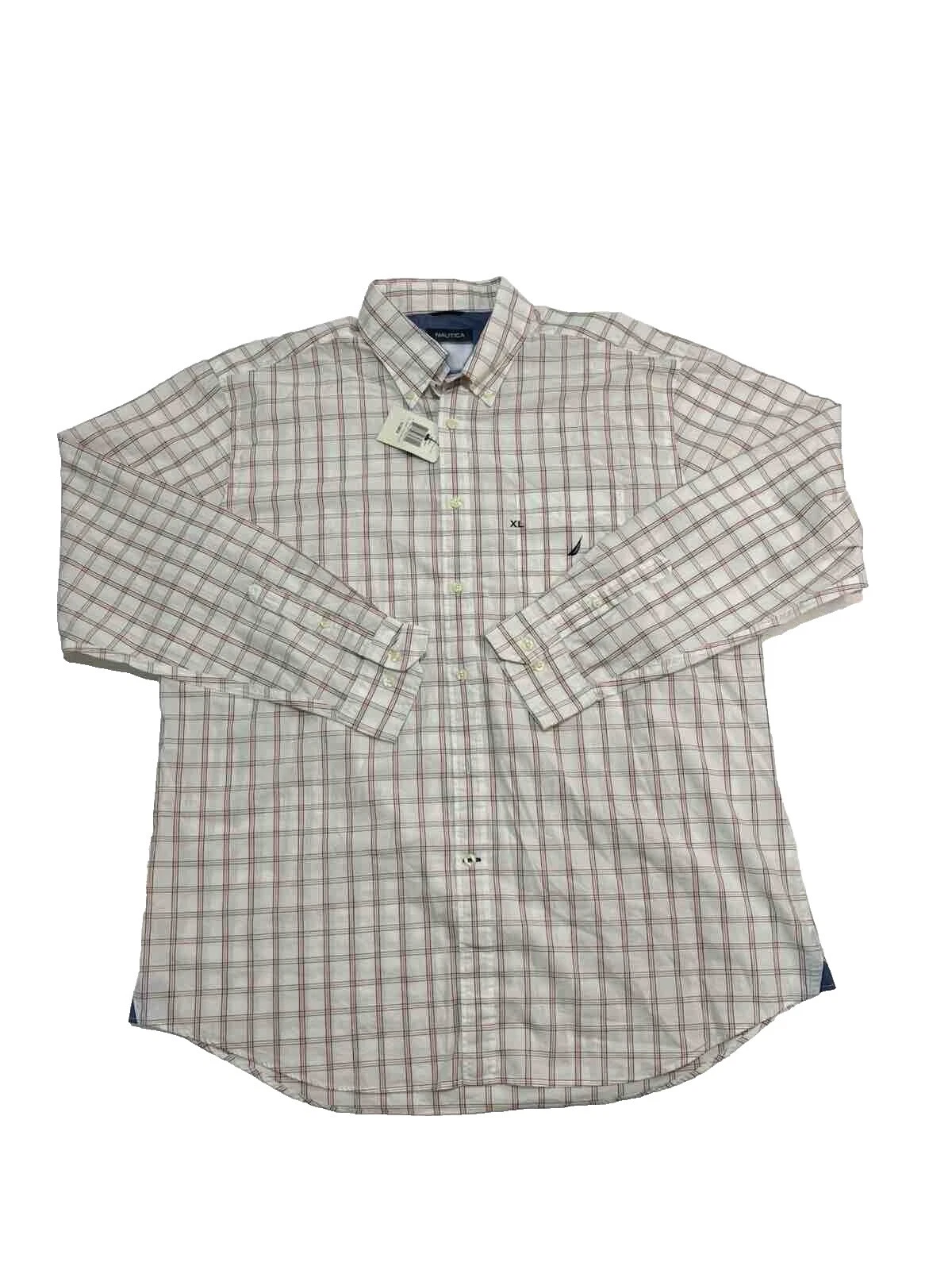 Nautica Cotton Blend Dress Shirts for Men