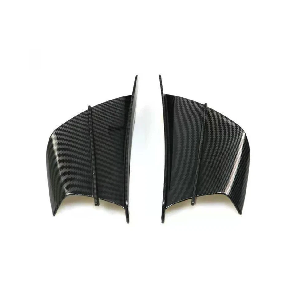 Carenado deflector de aire alerón lateral de fibra de carbono para motocicleta Foto 4 de 4
