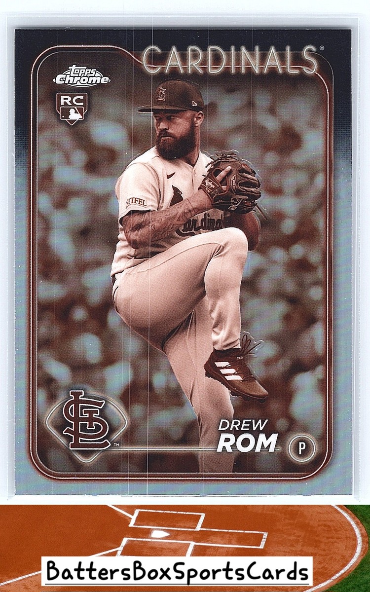 2024 Topps Chrome #195 Drew Rom Sepia Refractor | eBay