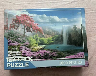 Holzpuzzle 1000 Puzzle Tektalk Teile gezählt gebraucht Natur gebraucht