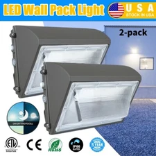 2Pack 150W Led Wall Pack Light Dusk to Dawn Commercial Outdoor Security Lighting