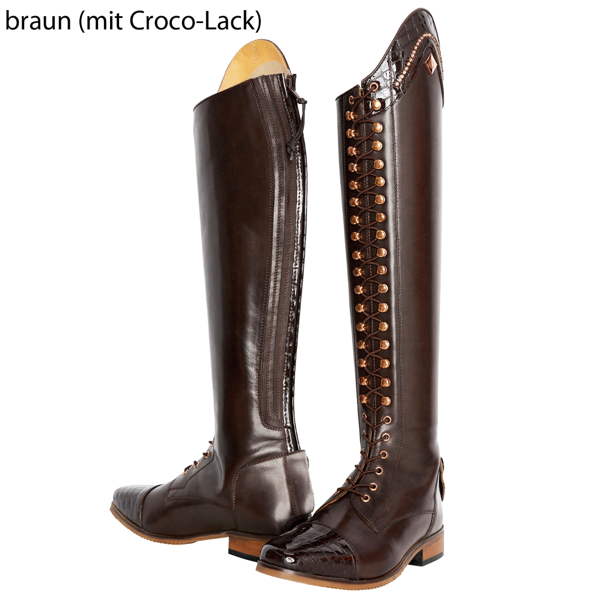 Imperial Riding Reitstiefel Leder mit Schnürung IRHOlania Dressur