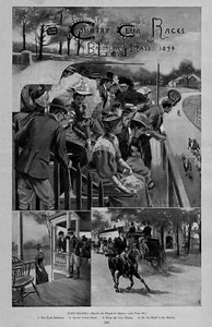 PONY-RACING BRONCO BROOKLINE MASSACHUSETTS COUNTRY CLUB RACES HORSE CLYDE PARK