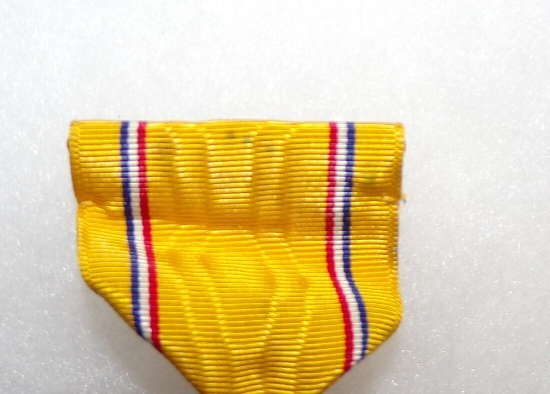 Original WW2 US American Defense Service Medal, Ribbon & Pin Set (in ...
