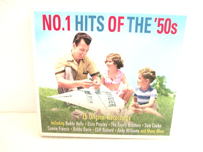 No.1 Hits Of The 50s  3 CD Disc 75 Original Hit Songs By Original  Artist