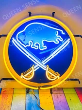 Buffalo Sabres Sports Hockey 17"x17" Neon Sign Light Lamp With HD Vivid Printing