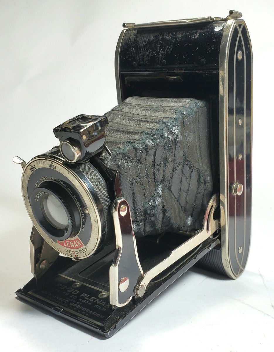 Agfa Plenax w/ Antar f14 lens Folding medium format Camera uses PB