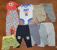 Lot of 9 pieces 6/9M Boy's Clothes bundle - Nike, Sesame Street, GAP, Carter's