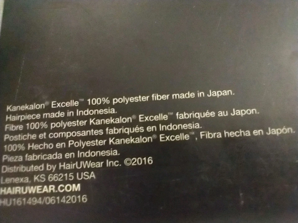 Peluca sintética para hombre Foto 4 de 4