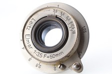 N MINT Leica Leitz Elmar Nickel 50mm f3.5 Collapsible Lens L39 LTM Screw JAPAN