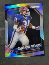 2025 Panini Prizm Black - Thurman Thomas #15 True Silver - Bills