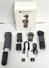 DJI Osmo Pocket 3 Compact 4K Gimbal Camera ActiveTrack 6.0 Creator Combo Exellnt