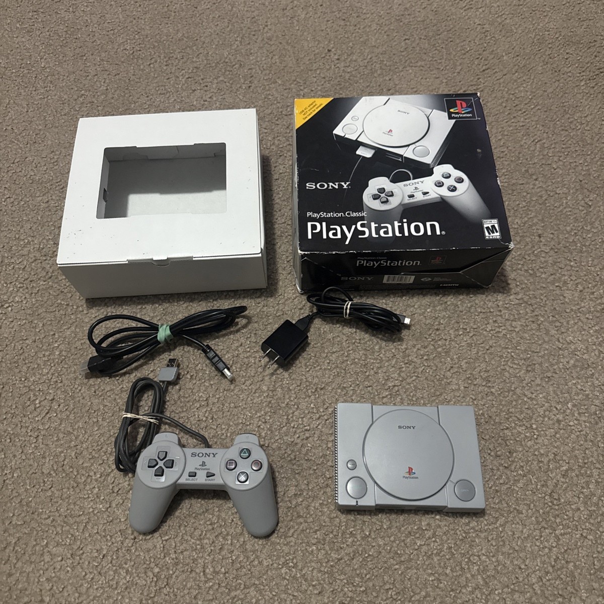 Sony PlayStation Classic PS1 Mini Console 2018, 20 Built-in Retro