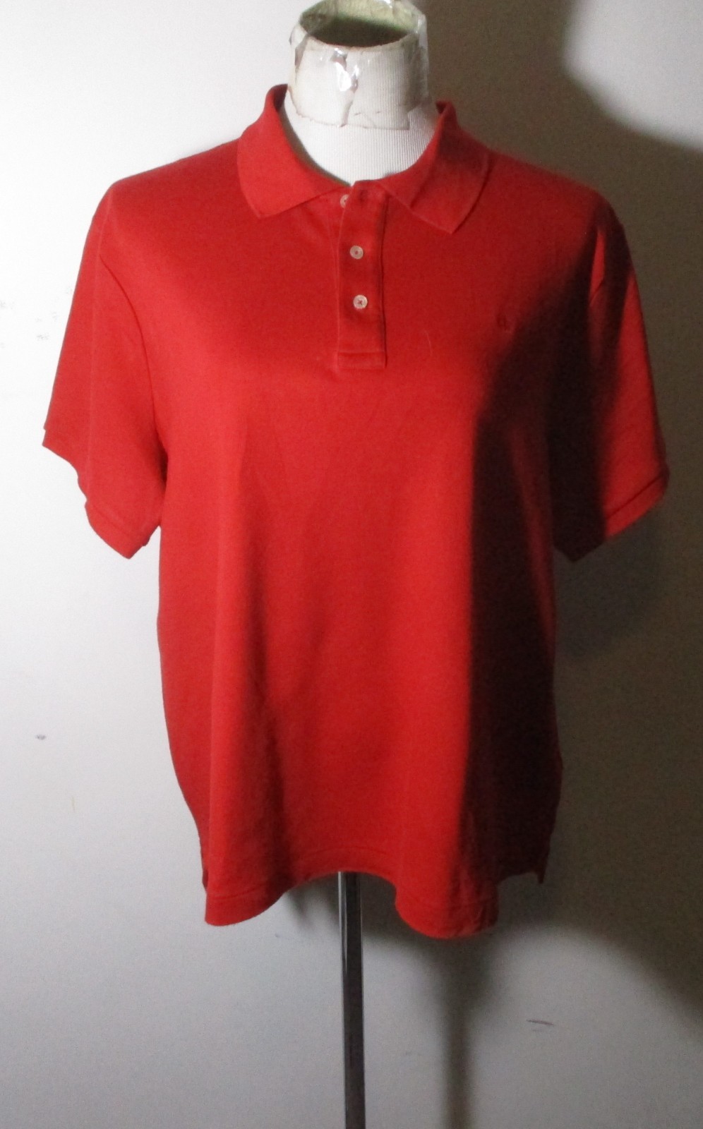 LAUREN Ralph Lauren Red Short Sleeve Polo Shirt Women's Size 1X