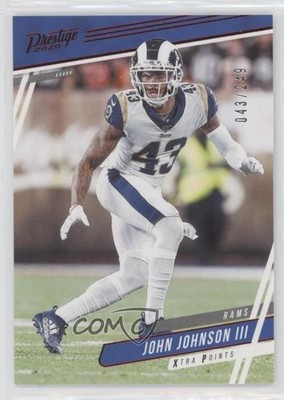 2020 Panini Prestige Xtra Points Red /249 John Johnson III #145 qc6
