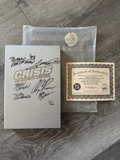 Crisis On Infinite Earths HC sign 6x DeCarlo GIORDANO Ordway PEREZ Ross WOLFMAN