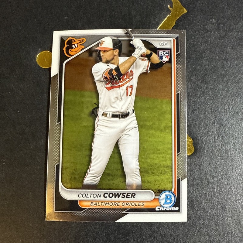 2024 Bowman Chrome Colton Cowser #33 (RC) Rookie Card MLB Orioles