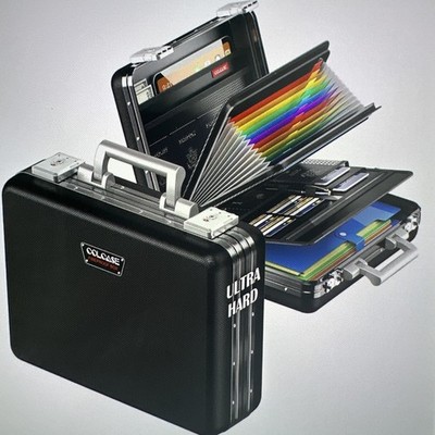 Fireproof Document Box, Ultra Hard Case All-Around Fireproof Box with TSA Lock