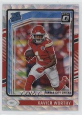 2024 Donruss Optic Rated Rookie Premium Box Set Wave Prizm Xavier Worthy 13c1