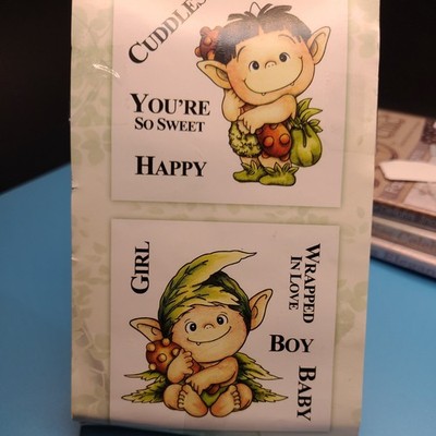 Kleine Nymphen Neu Baby Stempel Basteln 