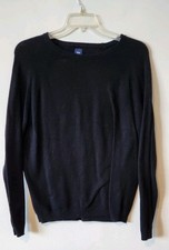Men's Gap Black Pullover Sweater Crewneck Size Large