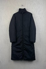 Parka giacca cappotto Prada nero isolato donna nylon puffer taglia IT42