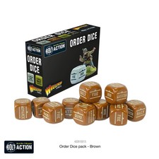 Warlord Games Bolt Action: Orders Dice Pack - Brown WLG 402616013