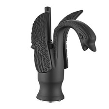 GGStudy 9002-Black Matte Black Single Handle 1 Hole Bathroom Vanity Faucet Deck