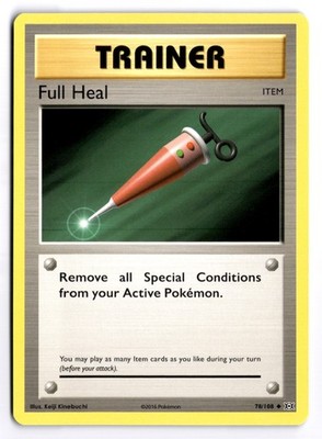 Full Heal - EVO #78/108 XY - Evolutions Uncommon Normal LP