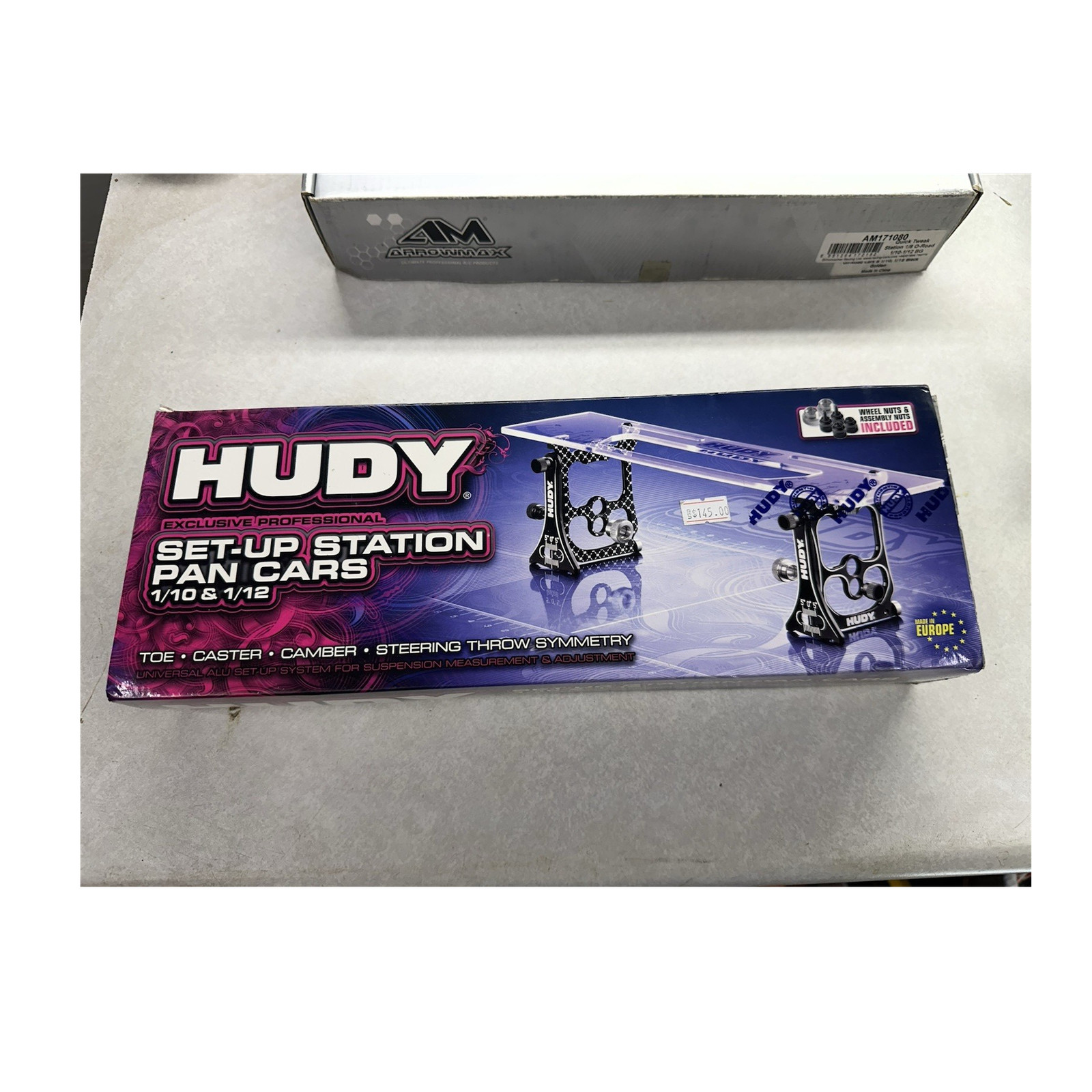 HUDY 106200 Set-Up Station for 1/10 & 1/12 Pan Cars, Age 17 