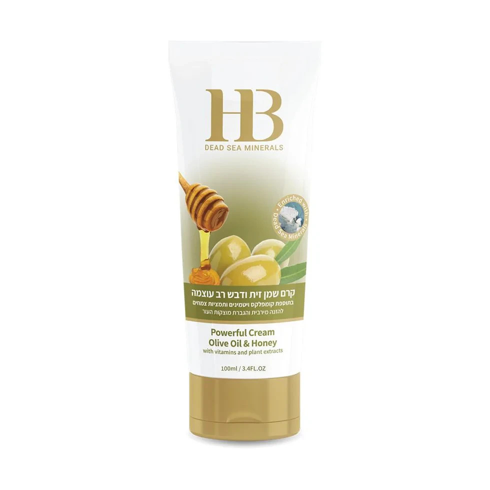 H&B DEAD SEA MINERALS Powerful Craem Olive Oil & Honey 100ml