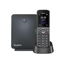 Yealink W73P Cordless Single Keypad IP DECT Phone Bundle W73H w/W70 Base, Black