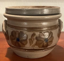 Vintage Betschdorf Salt Glazed Stoneware Pottery Butter Bell