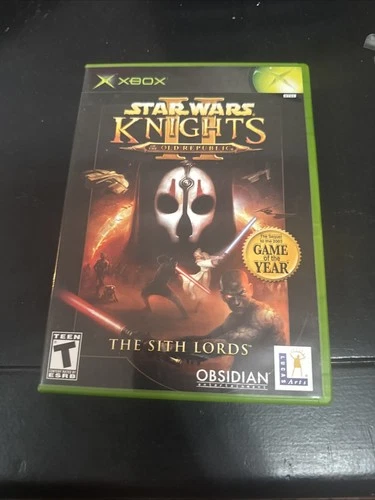Star Wars Knights of the Old Republic II 2 Sith Lords XBOX Game CIB