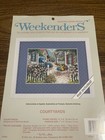 Weekenders Courtyards counted cross stitch kit — photo 1