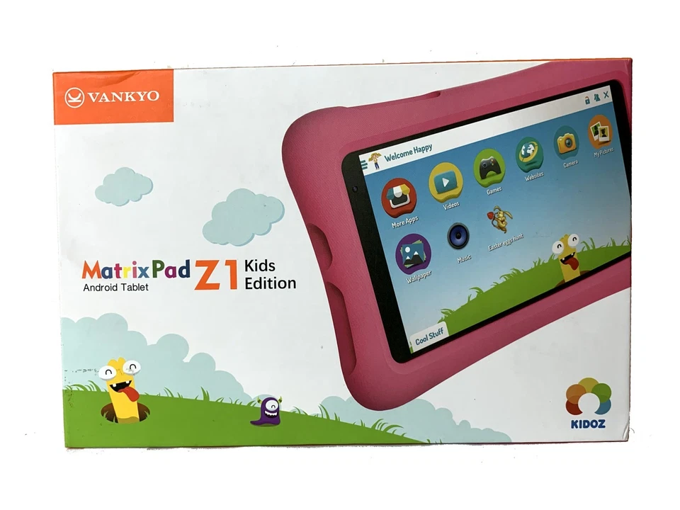 Vankyo Matrix Pad Z1 Kids Tablet 7 in, 32GB ROM, WiFi, Android GO (Pink) - Image 2 of 4