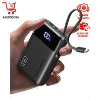 Powerbank 20000Mah 45W Ultra Klein Usb C Kabel Schnellladen Reise Handyakku