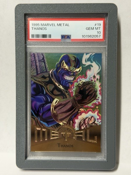 1995 Fleer Marvel Metal - Thanos #19, PSA 10 GEM MT!