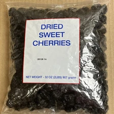 2 Packs ~  Dried Sweet Cherries 4 POUNDS ( 4lb ) USDA Foods ( 2 x 2 lbs )