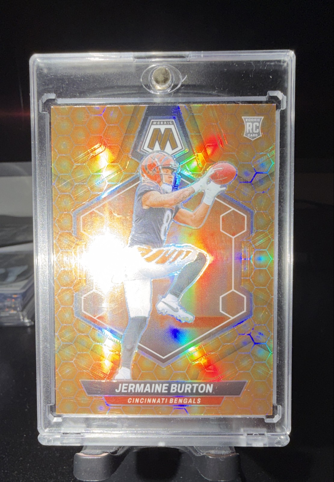 2024 Panini Mosaic - Rookies Jermaine Burton #366 Honeycomb Prizm (RC)