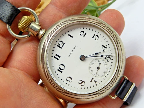 Antique Waltham Pocket watch Grade 3 model 1883 circa 1891 18 size 11J wrist
