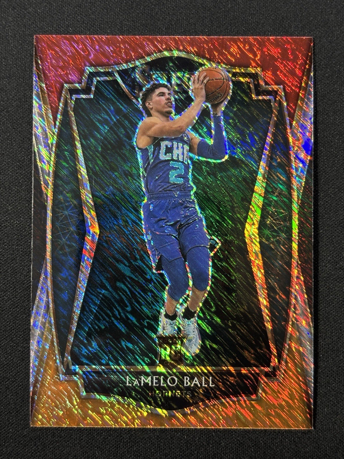 LAMELO BALL - 2020-21 SELECT PREMIER ROOKIE RED WHITE ORANGE SHIMMER #183 🔥