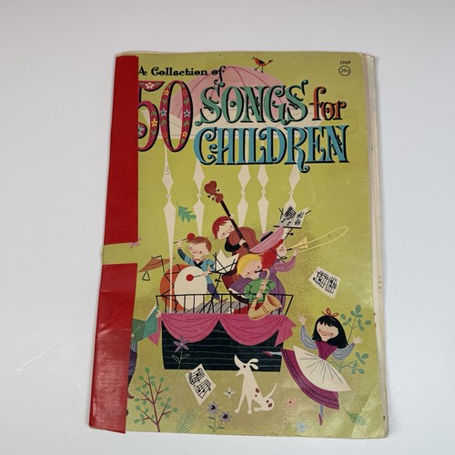 A Collection of 50 Songs for Children Vintage  Piano Music 1964 Vintage