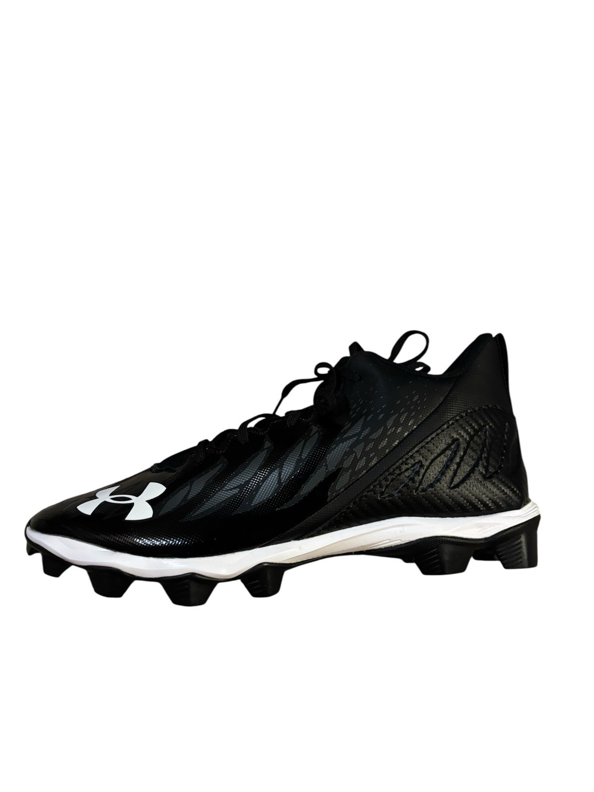 Under Armour Spotlight Football Cleats Black Mens 13 3022774-001 Activewear thumbnail 3