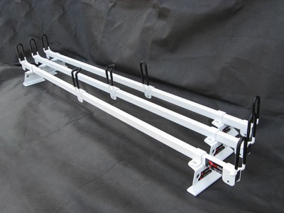 Box truck  van & Trailers 3pc Universal Ladder Van Rack System (White) 84'' width