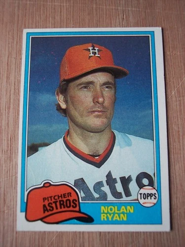 Nolan Ryan 1981 Topps baseball card #240 VG/EX