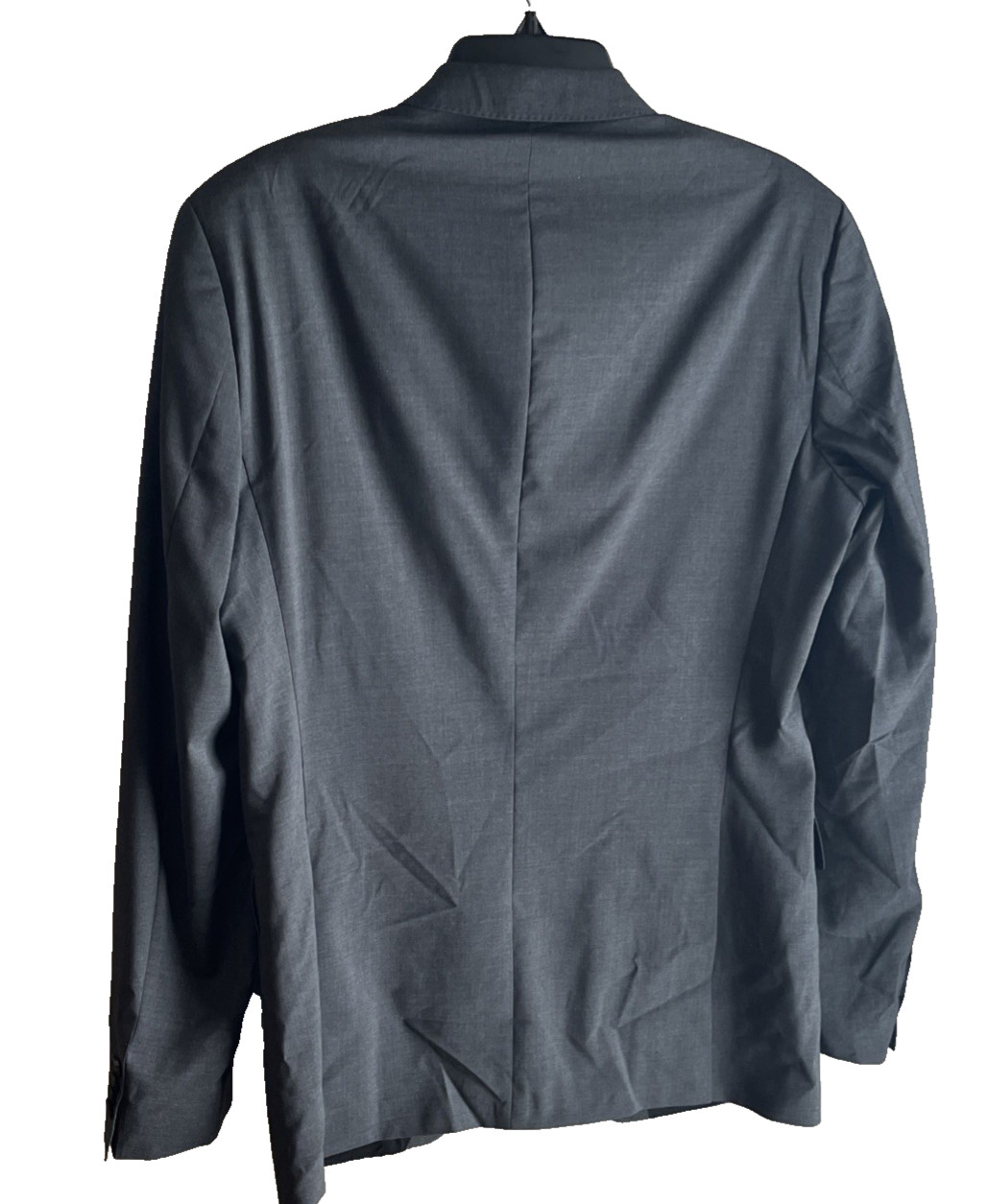 Hugo Boss men's Slim Fit Virgin Wool Suit Coat- Dark Grey -size 42L -retail $495 thumbnail 6