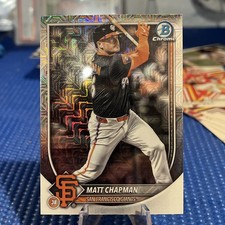 2025 Bowman Chrome Matt Chapman #49 Mega Box Mojo Refractor San Francisco Giants
